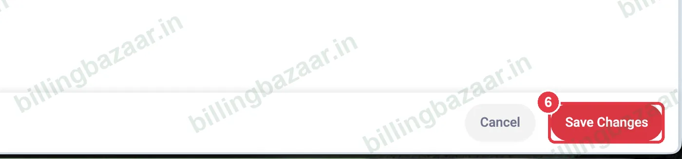 Vyapar Save Changes button