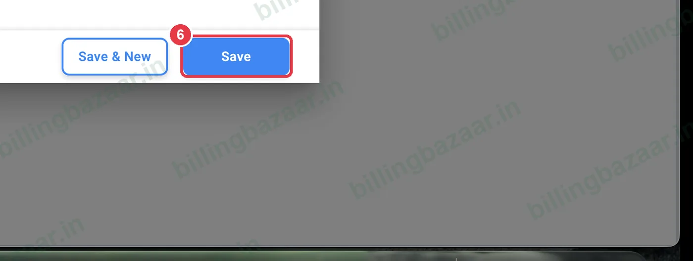 Vyapar Add Party Save button